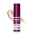 Dr.Melaxin Calcium Multi Balm purple stick standing upright beside a cream-coloured balm swatch